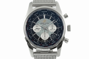 Breitling Transocean chronograph steel automatic Kal. B05 Ref. AB0510