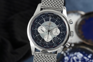 Breitling Transocean chronograph steel automatic Kal. B05 Ref. AB0510