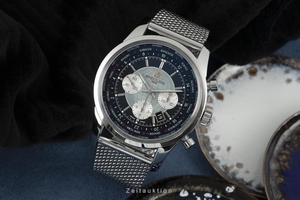 Breitling Transocean chronograph steel automatic Kal. B05 Ref. AB0510