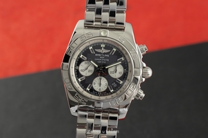 Breitling Chronomat 44 chronograph steel automatic Kal. B01 Ref. AB0110