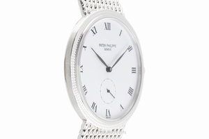 Patek Philippe Calatrava 18 ct white gold manual winding Kal. 215 Ref. 3919/5