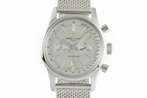 Breitling Transocean chronograph steel automatic Ref. A41310