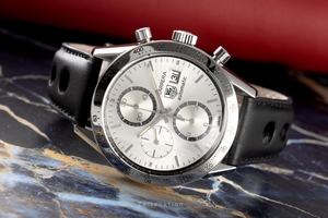 Tag Heuer Carrera chronograph steel automatic Kal. 16 Ref. CV2017-2