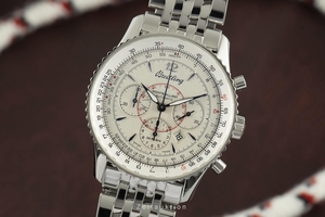 Breitling Montbrillant chronograph steel automatic Kal. B41 Ref. A41330