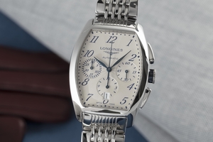 Longines Evidenza chronograph steel automatic Kal. L650.2 Ref. L2.643.4