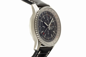 Breitling Navitimer World chronograph steel automatic Kal. B24 Ref. A24322