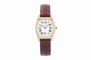 Cartier Tortue 18 ct gold quartz Kal. 157.06 Ref. 2306