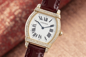 Cartier Tortue 18 ct gold quartz Kal. 157.06 Ref. 2306