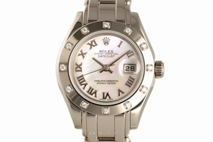 Rolex Lady Datejust 18 ct white gold automatic Kal. 2135 Ref. 69319