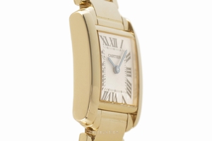 Cartier Tank Francaise 18 ct gold quartz Kal. 057 Ref. 2385