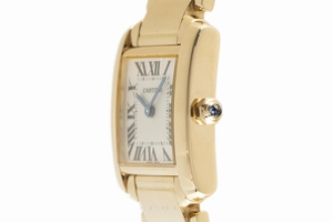 Cartier Tank Francaise 18 ct gold quartz Kal. 057 Ref. 2385