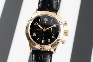 Breguet Type XX chronograph 18 ct gold automatic Kal. 582 Ref. 3820