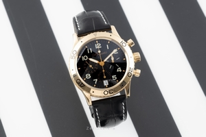 Breguet Type XX chronograph 18 ct gold automatic Kal. 582 Ref. 3820