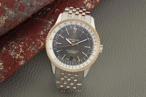 Breitling Navitimer steel / gold automatic Kal. B17 Ref. U17326