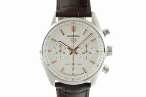 Tag Heuer Carrera chronograph steel automatic Kal. Heuer 02 Ref. CBN2013-0