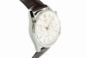 Tag Heuer Carrera chronograph steel automatic Kal. Heuer 02 Ref. CBN2013-0