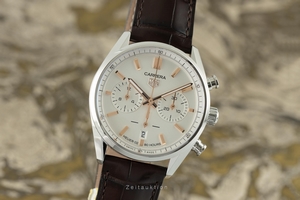 Tag Heuer Carrera chronograph steel automatic Kal. Heuer 02 Ref. CBN2013-0
