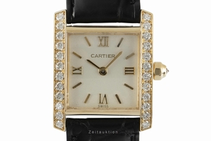 Cartier Tank Francaise 18 ct gold quartz Kal. 057 Ref. 2385