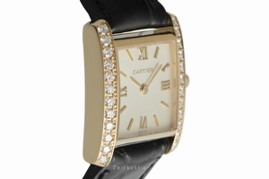 Cartier Tank Francaise 18 ct gold quartz Kal. 057 Ref. 2385