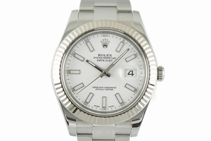 Rolex Datejust steel / white gold automatic Kal. 3136 Ref. 116334