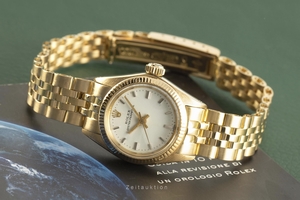 Rolex Oyster Perpetual 18 ct gold automatic Kal. 2030 Ref. 6719
