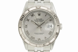 Rolex Datejust Turn-O-Graph steel / white gold automatic Kal. 3135 Ref. 16264