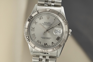 Rolex Datejust Turn-O-Graph steel / white gold automatic Kal. 3135 Ref. 16264