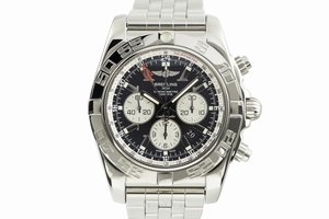 Breitling Chronomat 47 GMT chronograph steel automatic Kal. B04 Ref. AB0410