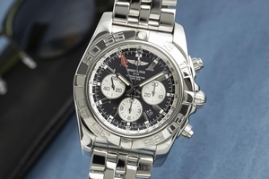 Breitling Chronomat 47 GMT chronograph steel automatic Kal. B04 Ref. AB0410