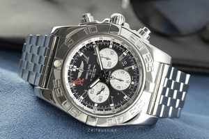 Breitling Chronomat 47 GMT chronograph steel automatic Kal. B04 Ref. AB0410