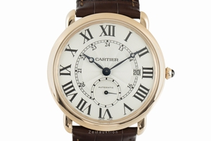Cartier Ronde Louis 18 ct red gold automatic Kal. 1904-PS Ref. W6801005