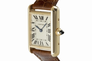 Cartier Tank 18 ct gold quartz Kal. 057 Ref. 2442