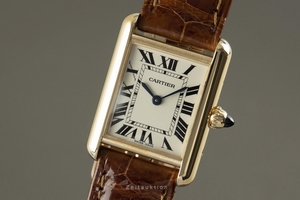 Cartier Tank 18 ct gold quartz Kal. 057 Ref. 2442