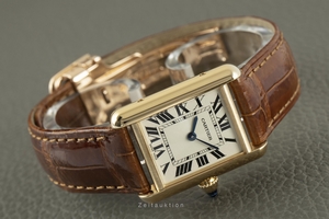Cartier Tank 18 ct gold quartz Kal. 057 Ref. 2442