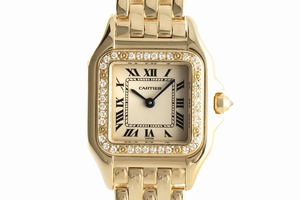 Cartier Panthere 18 ct gold quartz Kal. 157.06 Ref. 12802