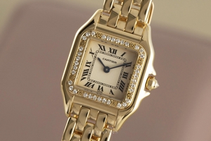 Cartier Panthere 18 ct gold quartz Kal. 157.06 Ref. 12802