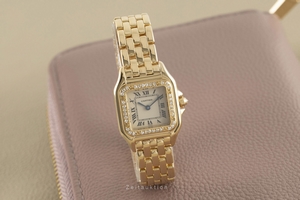 Cartier Panthere 18 ct gold quartz Kal. 157.06 Ref. 12802