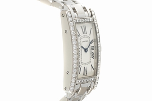 Cartier Tank Americaine 18 ct white gold quartz Kal. 157 Ref. 2489