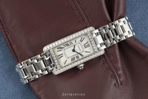 Cartier Tank Americaine 18 ct white gold quartz Kal. 157 Ref. 2489