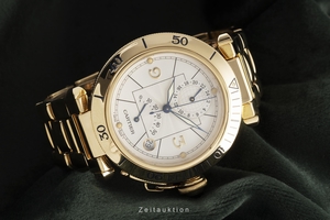 Cartier Pasha 18 ct gold automatic Kal. 480 Ref. 2395