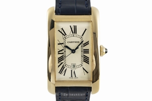 Cartier Tank Americaine 18 ct gold automatic Kal. 120 Ref. 1740