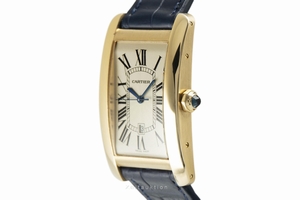 Cartier Tank Americaine 18 ct gold automatic Kal. 120 Ref. 1740