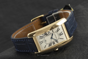 Cartier Tank Americaine 18 ct gold automatic Kal. 120 Ref. 1740