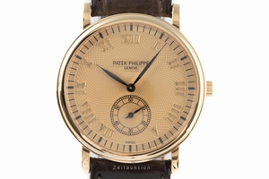 Patek Philippe Calatrava 18 ct gold manual winding Kal. 215 Ref. 5022