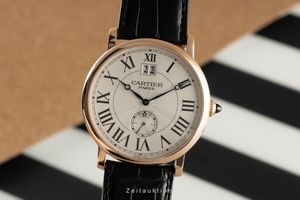 Cartier Rotonde de Cartier 18 ct red gold manual winding Kal. 9602 MC Ref. W1550251