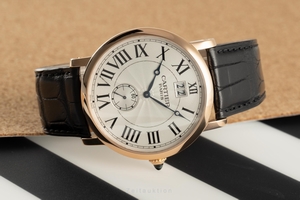 Cartier Rotonde de Cartier 18 ct red gold manual winding Kal. 9602 MC Ref. W1550251