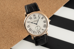 Cartier Rotonde de Cartier 18 ct red gold manual winding Kal. 9602 MC Ref. W1550251