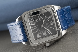 Cartier Santos 100 steel automatic Kal. 049 Ref. 2656