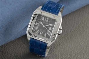 Cartier Santos 100 steel automatic Kal. 049 Ref. 2656