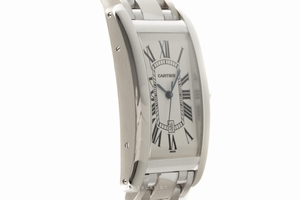 Cartier Tank Americaine 18 ct white gold automatic Kal. 120 Ref. 1741